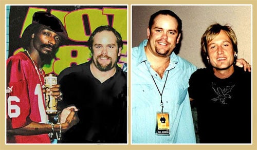 Brad Nozicka with entertainers